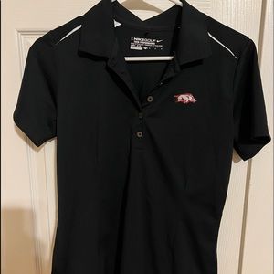 Nike Womens Arkansas Golf Polo Size Medium